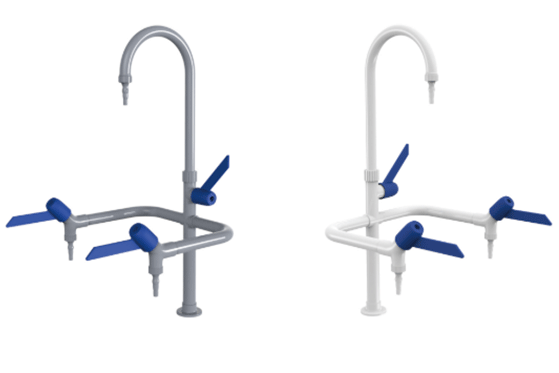 三口肘动化验龙头