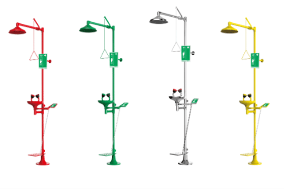 紧急淋浴双口洗眼器