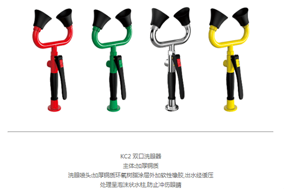 双口洗眼器