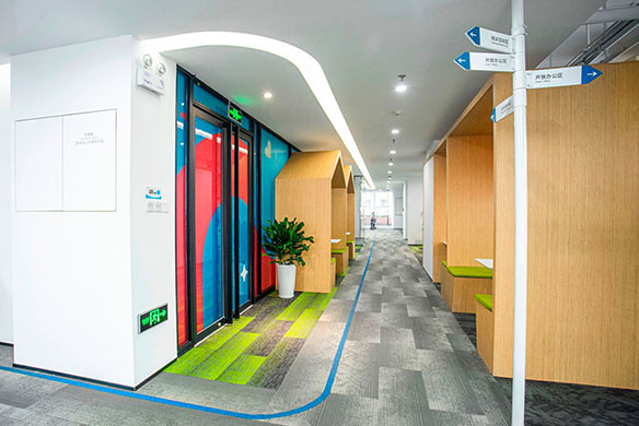 学加家教育企业装修设计 / 1250㎡