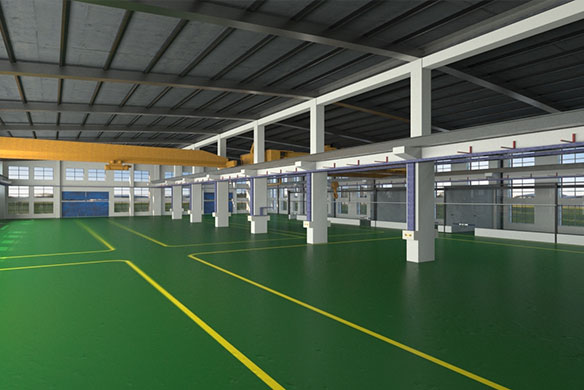 厂房设计3D立体图展示