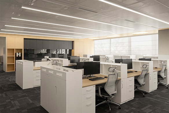 玛诺科技办公装修 /1500㎡