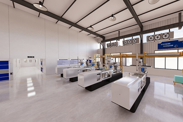 常州注塑车间360全景图 / 1200㎡